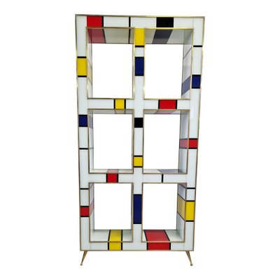 Multicolor Murano Glass Shelf, 1980s-BEW-1792274