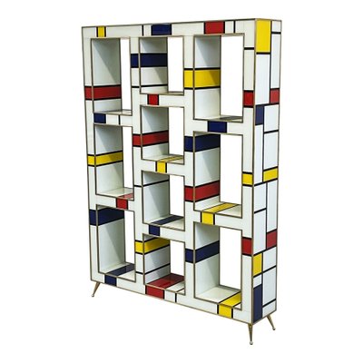 Multicolor Murano Glass Shelf, 1980s-BEW-1792279