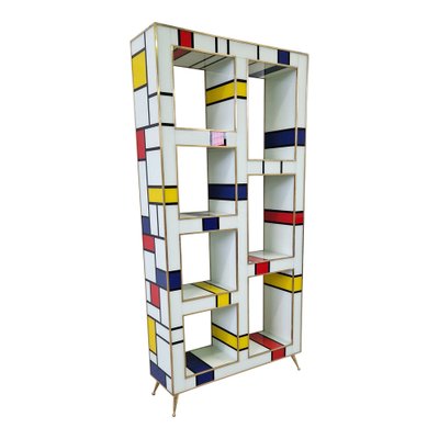 Multicolor Murano Glass Shelf, 1980s-BEW-1792271