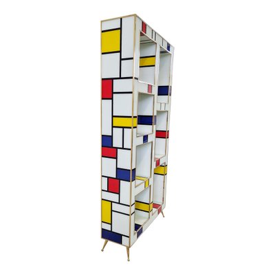 Multicolor Murano Glass Shelf, 1980s-BEW-1792271