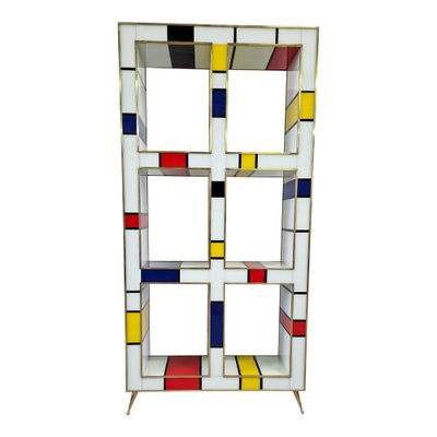 Multicolor Murano Glass Shelf, 1980s-BEW-1792274