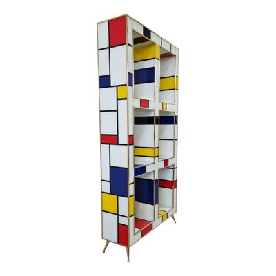 Multicolor Murano Glass Shelf, 1980s-BEW-1792274