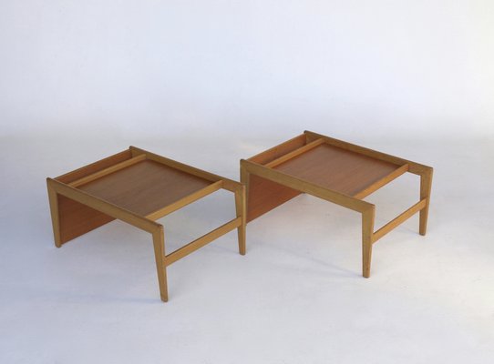 Multifunctional Triva Side Tables by Yngvar Sandström for Nordiska Kompaniet, 1960s, Set of 2-MB-1048043