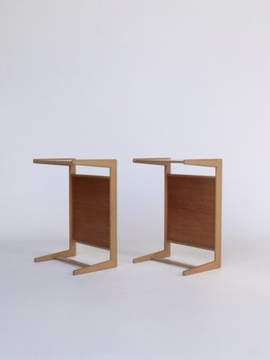 Multifunctional Triva Side Tables by Yngvar Sandström for Nordiska Kompaniet, 1960s, Set of 2-MB-1048043