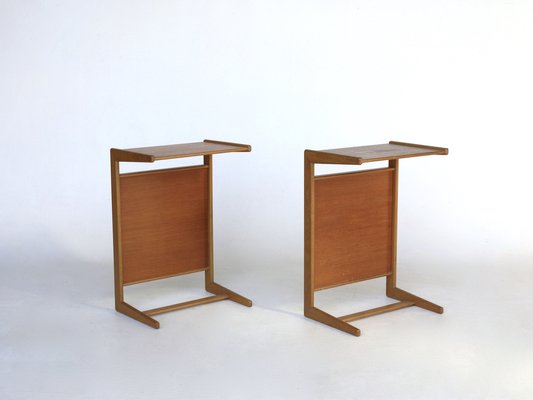 Multifunctional Triva Side Tables by Yngvar Sandström for Nordiska Kompaniet, 1960s, Set of 2-MB-1048043