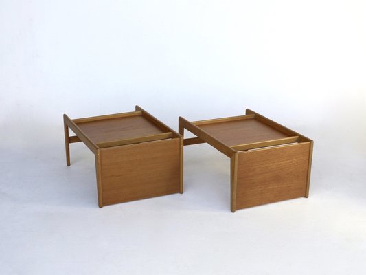 Multifunctional Triva Side Tables by Yngvar Sandström for Nordiska Kompaniet, 1960s, Set of 2-MB-1048043