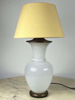 Murano and Otto Glass Table Lamp by F. Fabbian, Italy, 1970s-YST-1734355