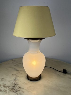 Murano and Otto Glass Table Lamp by F. Fabbian, Italy, 1970s-YST-1734355