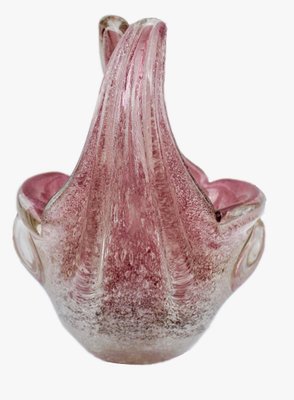 Murano Art Glass Cornucopia Flower Basket-MJY-1148687