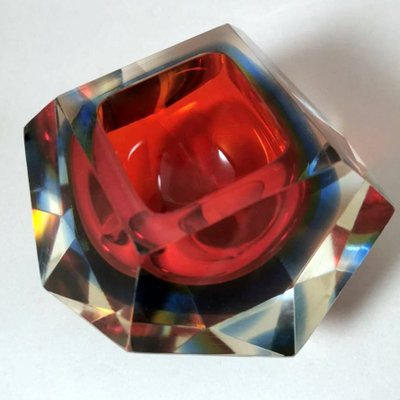 Murano Ashtray in Sommerso Glass in the style of Mandruzzato, 1964-QRS-1812777