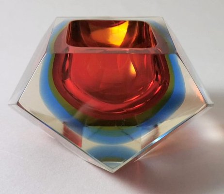 Murano Ashtray in Sommerso Glass in the style of Mandruzzato, 1964-QRS-1812777