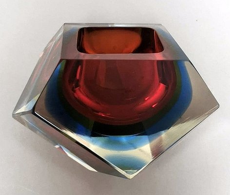 Murano Ashtray in Sommerso Glass in the style of Mandruzzato, 1964-QRS-1812777