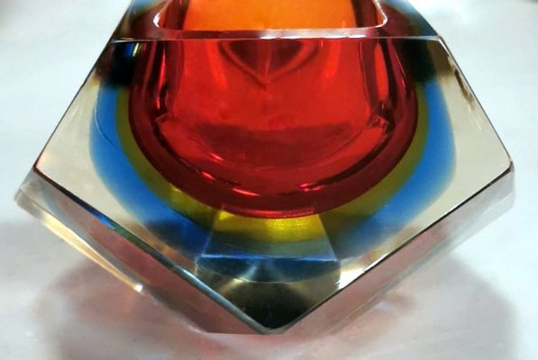 Murano Ashtray in Sommerso Glass in the style of Mandruzzato, 1964-QRS-1812777