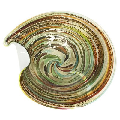 Murano Avem Tutti Frutti Zanfirico Latticino Art Glass Bowl, Italy, 1950s-UCH-1224780