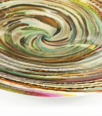 Murano Avem Tutti Frutti Zanfirico Latticino Art Glass Bowl, Italy, 1950s-UCH-1224780