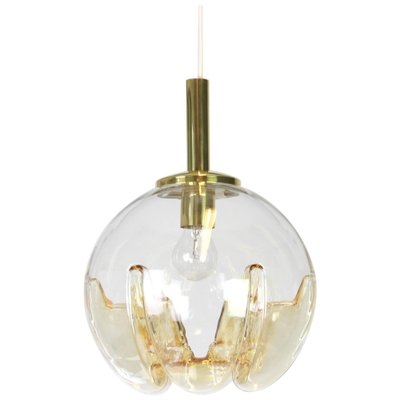 Murano Ball Pendant Light by Doria, Germany, 1970s-UGR-1086261