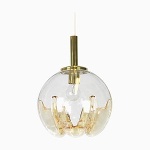 Murano Ball Pendant Light by Doria, Germany, 1970s-UGR-1086261