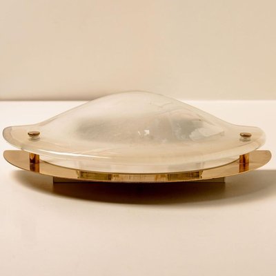 Murano Brass and Glass Wall Light from Hillebrand, 1975-VDW-885967