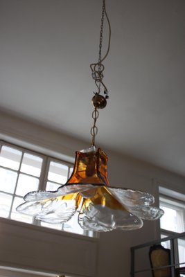 Murano Ceiling Lamp from Mazzega, 1960s-SEI-832518