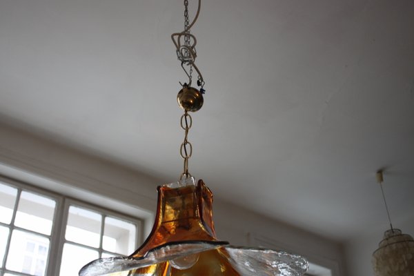 Murano Ceiling Lamp from Mazzega, 1960s-SEI-832518