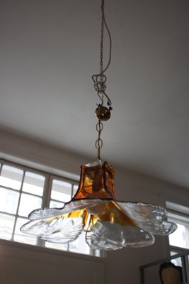 Murano Ceiling Lamp from Mazzega, 1960s-SEI-832518