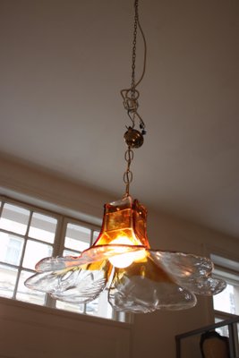 Murano Ceiling Lamp from Mazzega, 1960s-SEI-832518