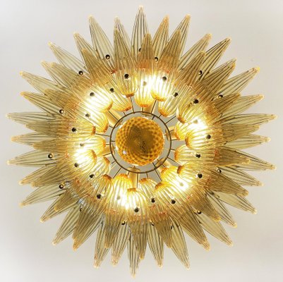 Murano Chandelier in Amber Glasses, 1990-OVO-1670001