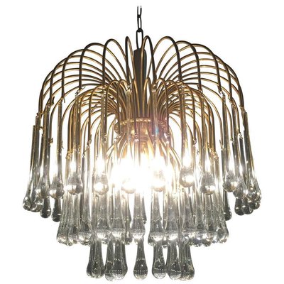 Murano Chandelier in the Style of Venini, 1960s-MBH-1032209