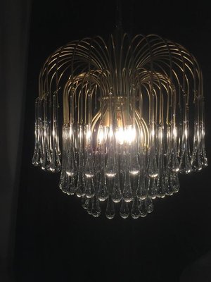 Murano Chandelier in the Style of Venini, 1960s-MBH-1032209