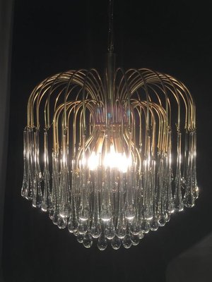 Murano Chandelier in the Style of Venini, 1960s-MBH-1032209