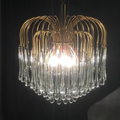 Murano Chandelier in the Style of Venini, 1960s-MBH-1032209