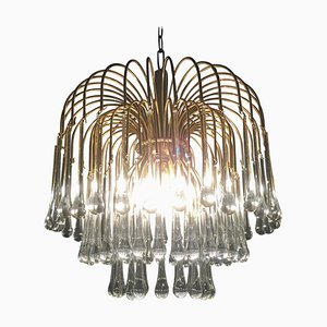 Murano Chandelier in the Style of Venini, 1960s-MBH-1032209