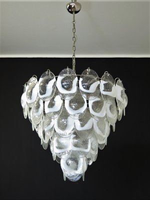 Murano Chandelier with 50 Lattimo Glasses by Mazzega, 1979-FHZ-969979