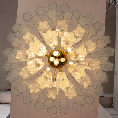 Murano Clear Glass Tronchi Chandelier, 1990s-MPO-2019670