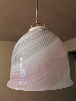 Murano Colored Glass Pendant Lamp, Italy, 1970s-ZST-801480