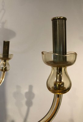 Murano Crystal Chandeliers, 1970s, Set of 2-BA-1698363