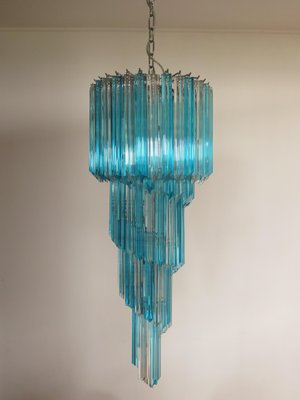 Murano Crystal Prism Chandeliers, 1990s, Set of 2-OVO-1821660