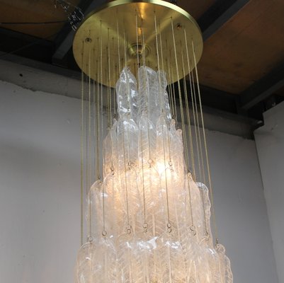 Murano Crystals Waterfall Ceiling Lamp Chandelier-NE-1229267