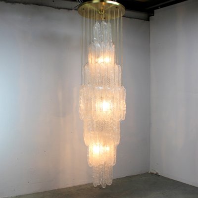 Murano Crystals Waterfall Ceiling Lamp Chandelier-NE-1229267