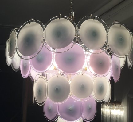 Murano Disc Chandelier from Vistosi, 1970s-MBH-1032269