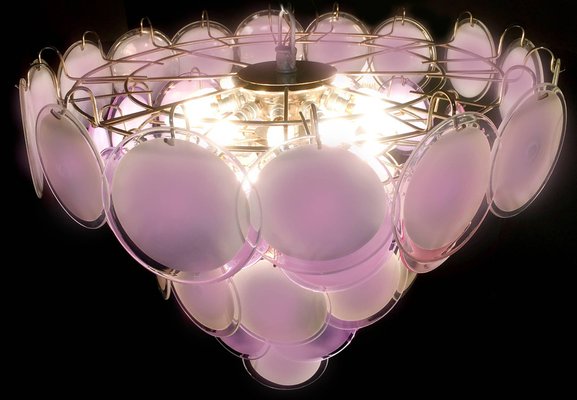 Murano Disc Chandelier from Vistosi, 1970s-MBH-1031985