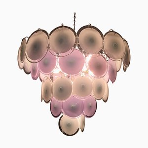 Murano Disc Chandelier from Vistosi, 1970s-MBH-1032269