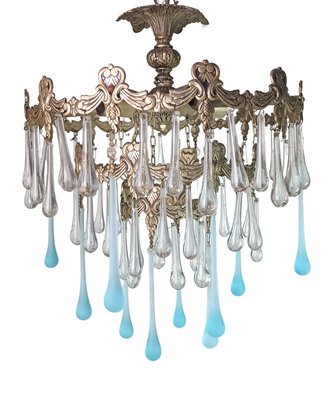 Murano Drops Ceiling Lamp, 1950s-ZVO-1445074