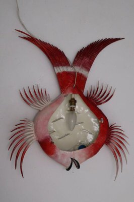 Murano Fish Wall Lamp, 1960s-ESB-1376861