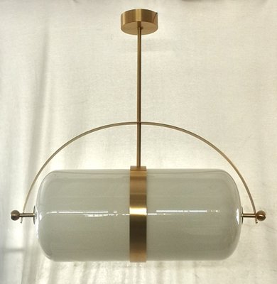 Murano Glass and Brass Ceiling Light, 1990s-UH-1408533