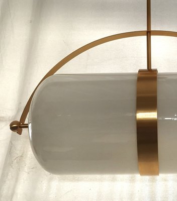 Murano Glass and Brass Ceiling Light, 1990s-UH-1408533