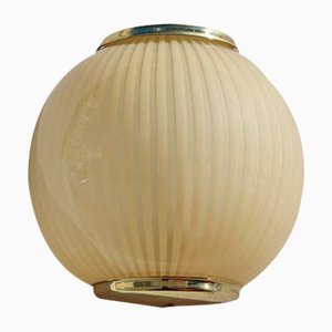 Murano Glass and Brass Wall Lamp, Italy, 1970-EH-1447911