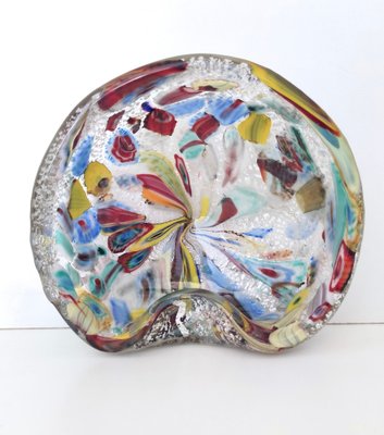 Murano Glass Ashtray attributed to Giulio Radi for Avem, 1960s-JPQ-2043097