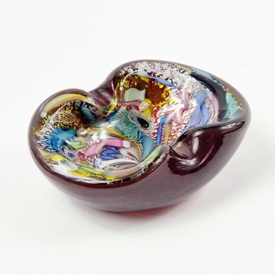 Murano Glass Ashtray Tutti Frutti attributed to Dino Martens for Aureliano Toso, Italy, 1950s-BMM-1724014