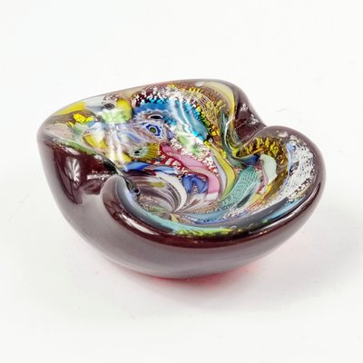 Murano Glass Ashtray Tutti Frutti attributed to Dino Martens for Aureliano Toso, Italy, 1950s-BMM-1724014